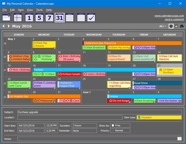 Calendarscope破解补丁