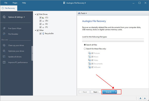 Auslogics File Recovery绿色便携版