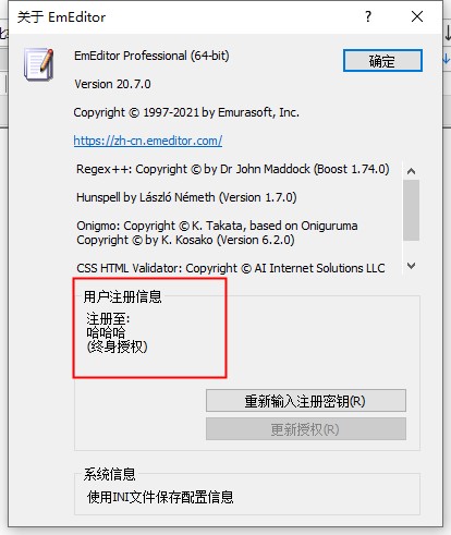 EmEditor绿色破解版