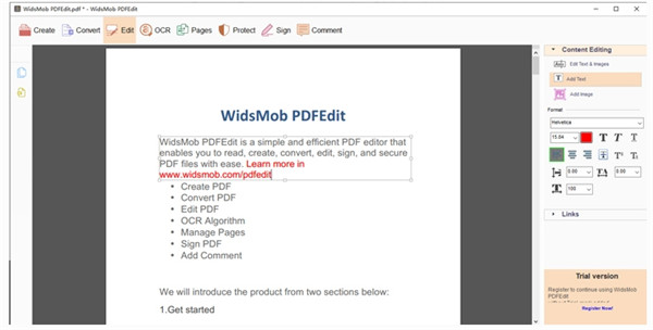 WidsMob PDFEdit破解版