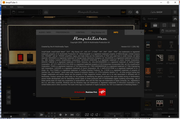 IK Multimedia AmpliTube破解版
