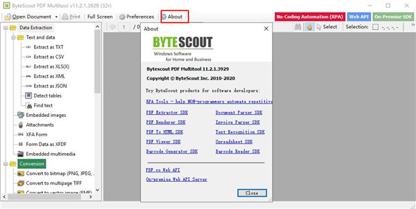 ByteScout PDF Multitool破解版