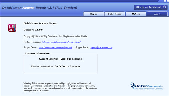 DataNumen Access Repair破解版