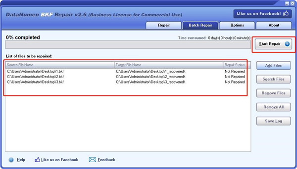DataNumen BKF Repair破解版