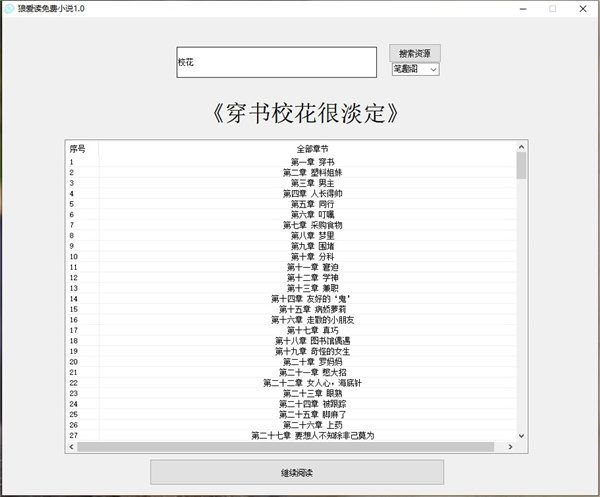 狼爱读免费小说绿色